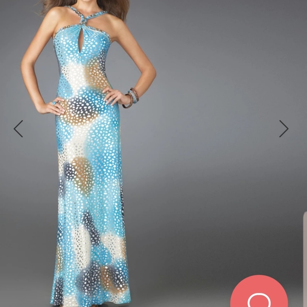 La Femme Halter Dress